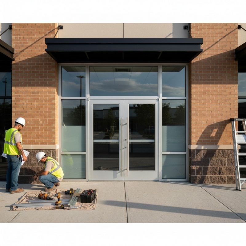 Business Door Installation detail