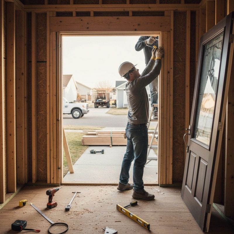 Business Door Installation detail